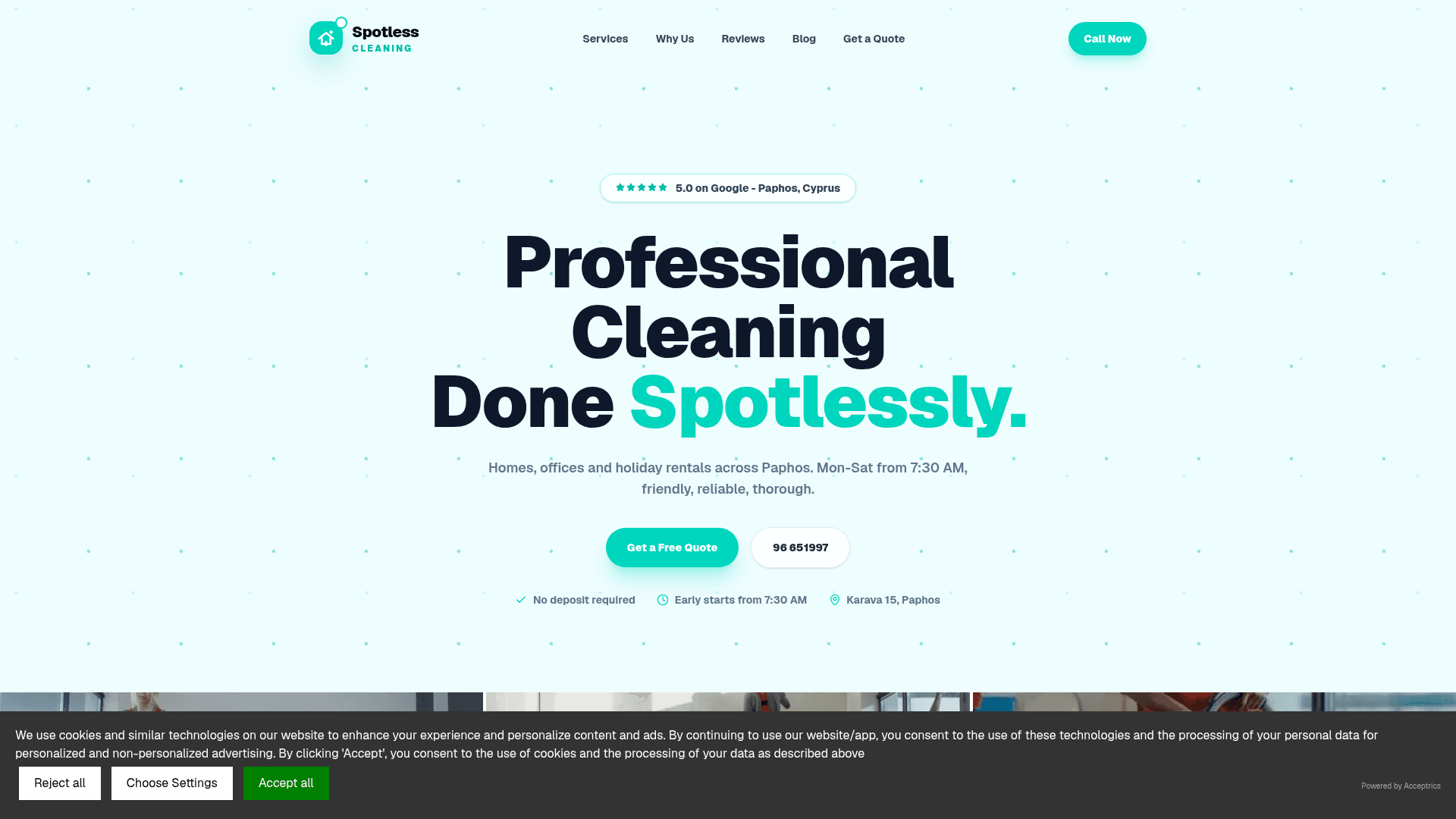SP Cleaning — Corporate Website