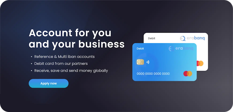 Erabanq: Vasilkoff LTD's innovative solution on React.js, HTML, and CSS. Revolutionize business transactions with cost-effective account-to-account payments, gaining a competitive edge.