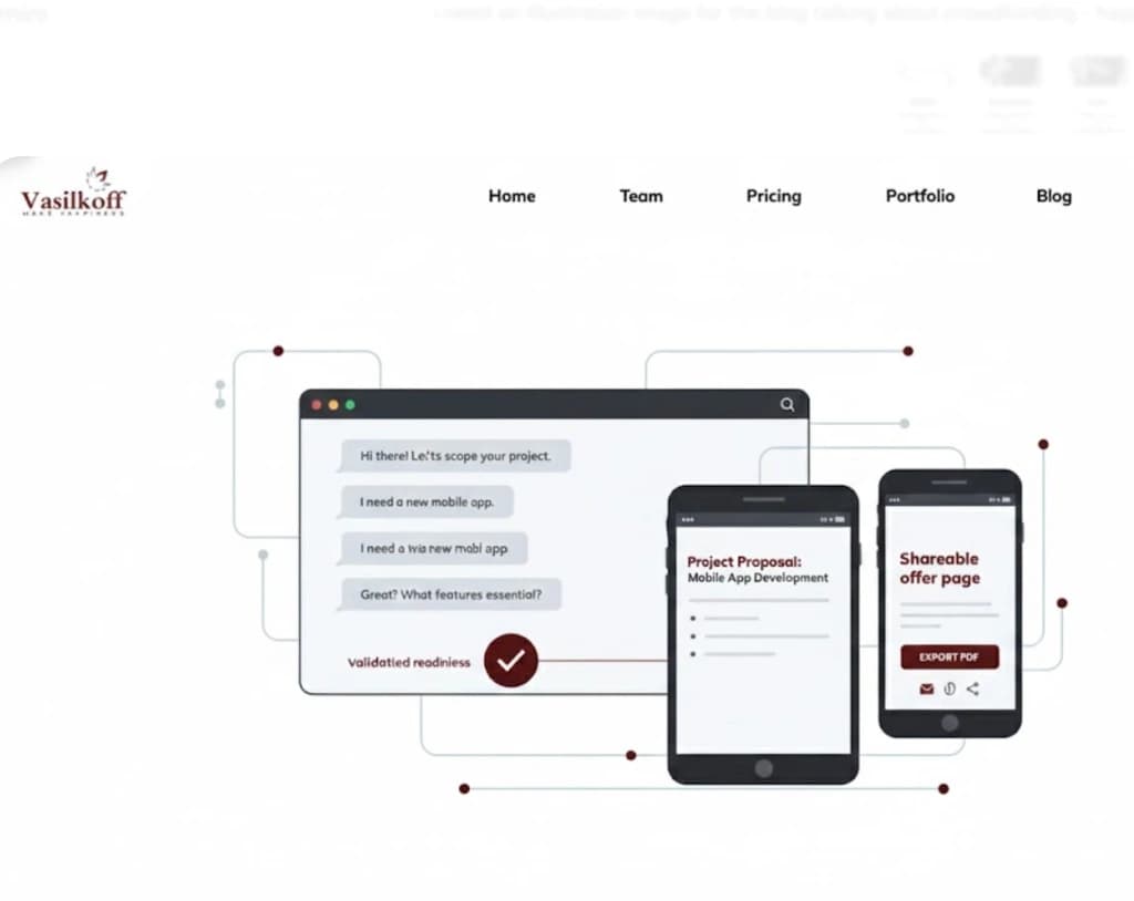 Vasilkoff.info offer generation and AI chat intake