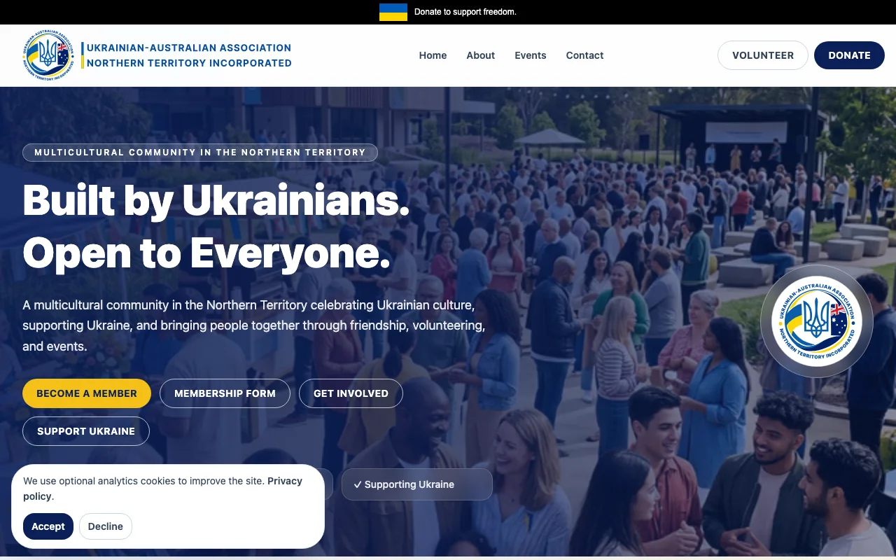 Ukrainian-Australian Association NT — uaant.org.au